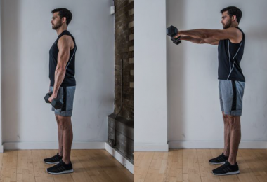Front Arm Raises With a Dumbbell
