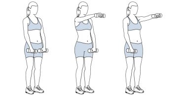 How to Perform the Front Raises Workout