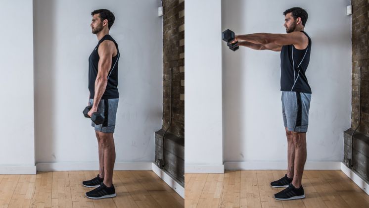 How to Perform a Front Shoulder Raise