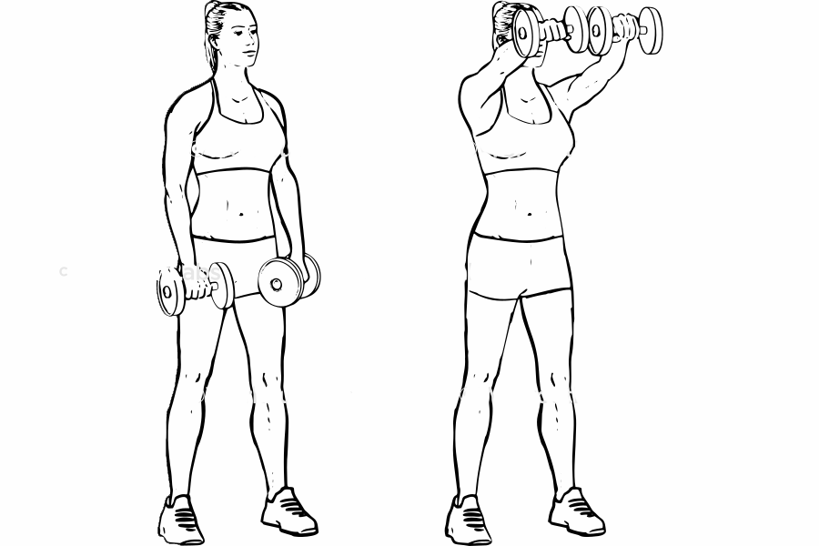 How To Perform Front Raise Dumbbells Correctly Barbell Front Raise