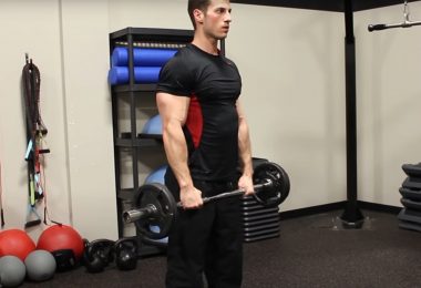 How to Perform the Front Raise Barbell Exercise