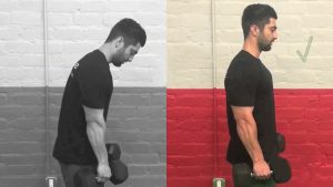 Common mistakes in front raise form