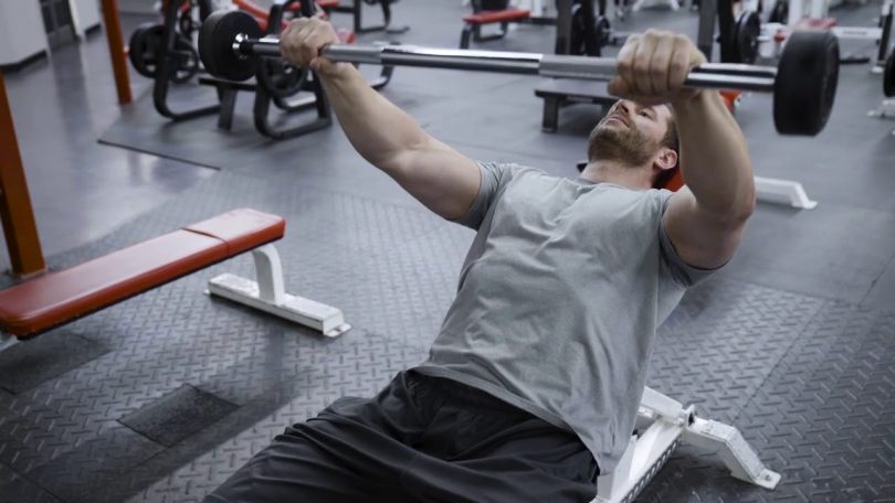 The Sitting Barbell Front Raise
